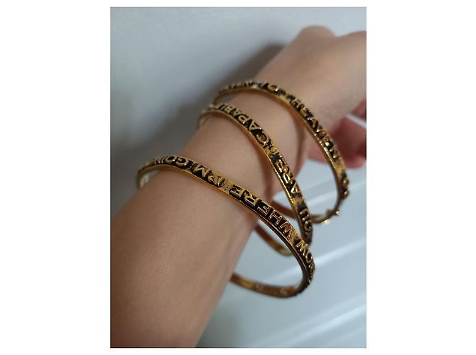 Bracciale Chloé Woody Oro Metallo D'oro - vista 5
