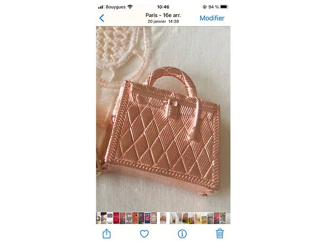 Kelly Pingente Hermès Dourado - vista 4