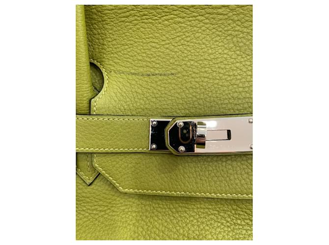 Birkin Hermès Bolsa de viaje Verde claro - vista 14
