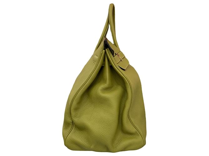 Birkin Hermès Bolsa de viaje Verde claro - vista 4