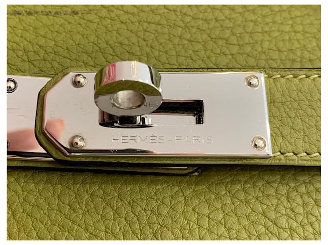 Birkin Hermès Bolsa de viaje Verde claro - vista 6