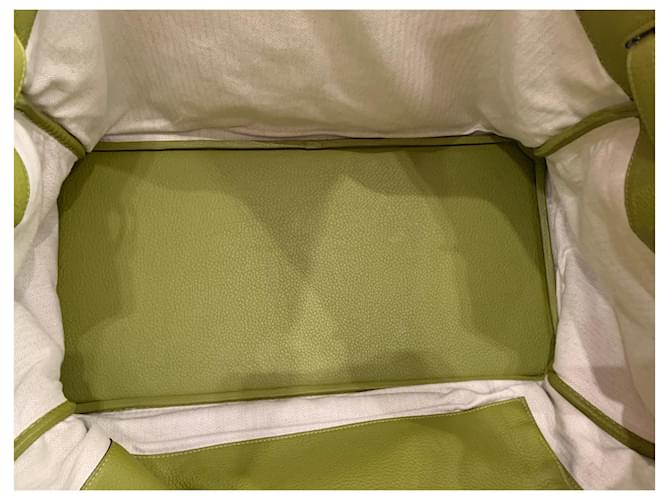 Birkin Hermès Bolsa de viaje Verde claro - vista 8