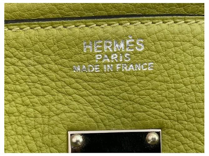 Birkin Hermès Bolsa de viaje Verde claro - vista 9
