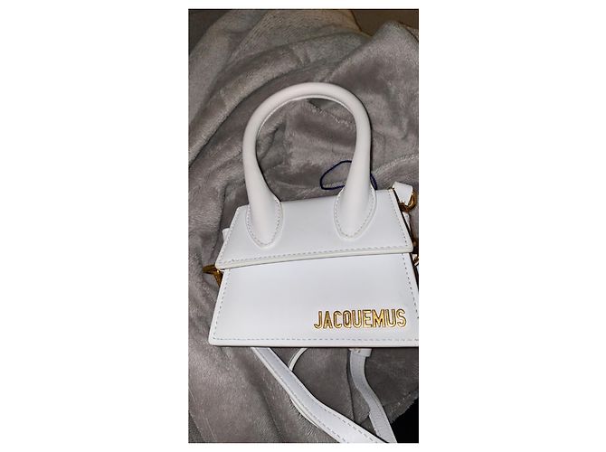 Borsa a mano Jacquemus Chiquito in pelle bianca Bianco - vista 2