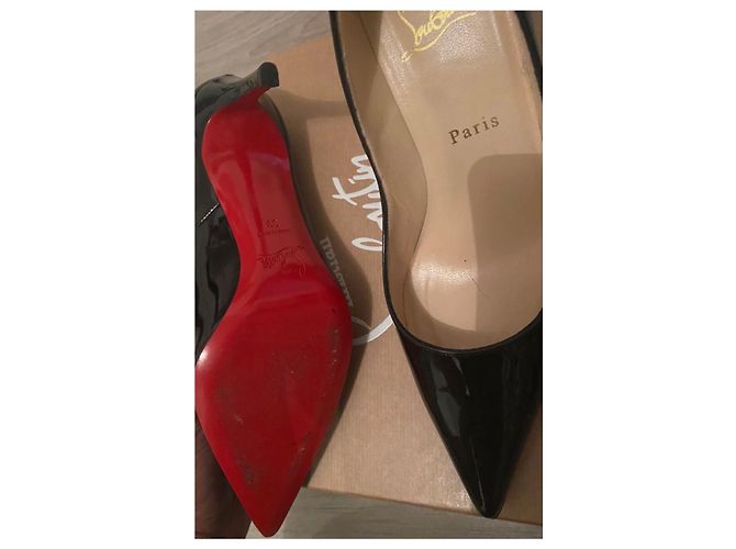 Décolleté Christian Louboutin Decoltissimo in pelle nera Nero - vista 3