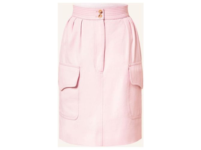 Falda Bert Essentiel Antwerp Rosa de Algodón Talla 38 - vista 2