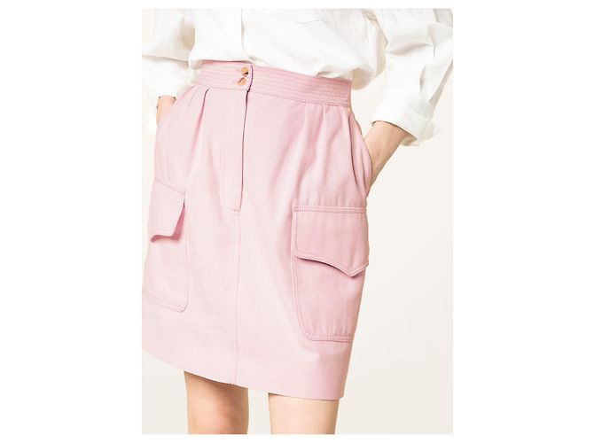 Falda Bert Essentiel Antwerp Rosa de Algodón Talla 38 - vista 5