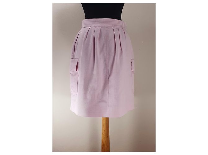 Falda Bert Essentiel Antwerp Rosa de Algodón Talla 38 - vista 8