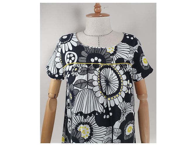 Vestido Marimekko Girder de algodão multicolorido Tamanho 38 Multicor - vista 3