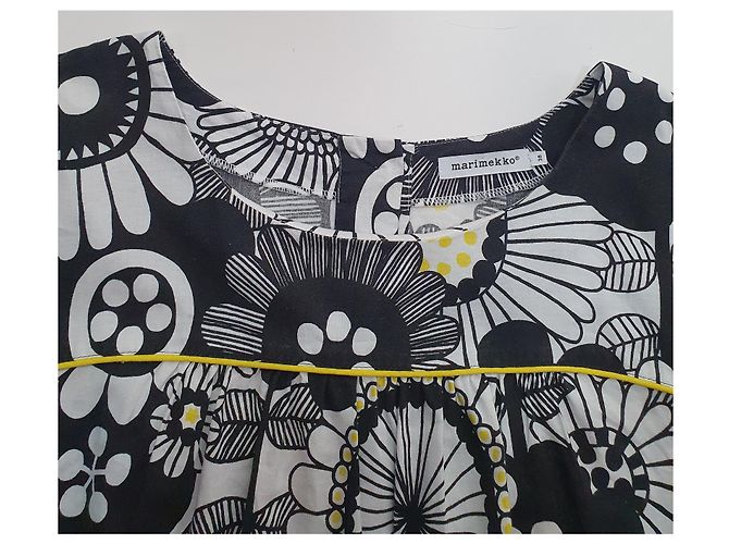 Vestido Marimekko Girder de algodão multicolorido Tamanho 38 Multicor - vista 7