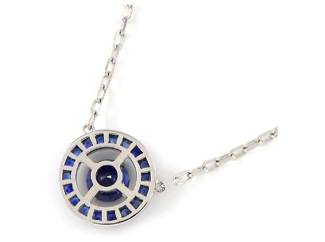 [Usato] Collana BOUCHERON Avalondo Circle Sapphire K18WG - vista 2