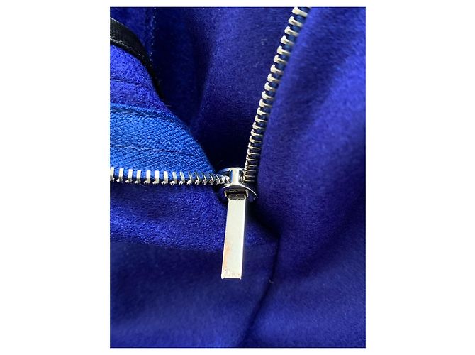 Calça Christian Dior de lã azul elétrico - vista 7