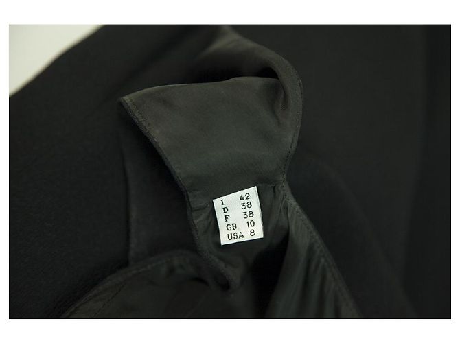 Moschino Cheap And Chic Moschino Cheap & Chic Schwarzes Mini-Ärmelloses Kleid mit U-Boot-Ausschnitt Gr 42 - Ansicht 4
