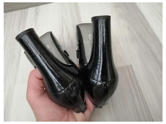 Décolleté Dolce & Gabbana in pelle nera 36.5 Nero - vista 13