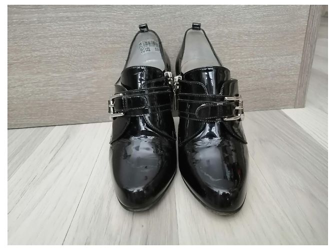 Décolleté Dolce & Gabbana in pelle nera 36.5 Nero - vista 4