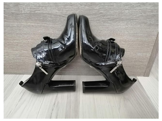 Décolleté Dolce & Gabbana in pelle nera 36.5 Nero - vista 6
