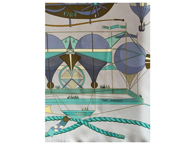 Hermès Le follie del paradiso Blu chiaro - vista 2