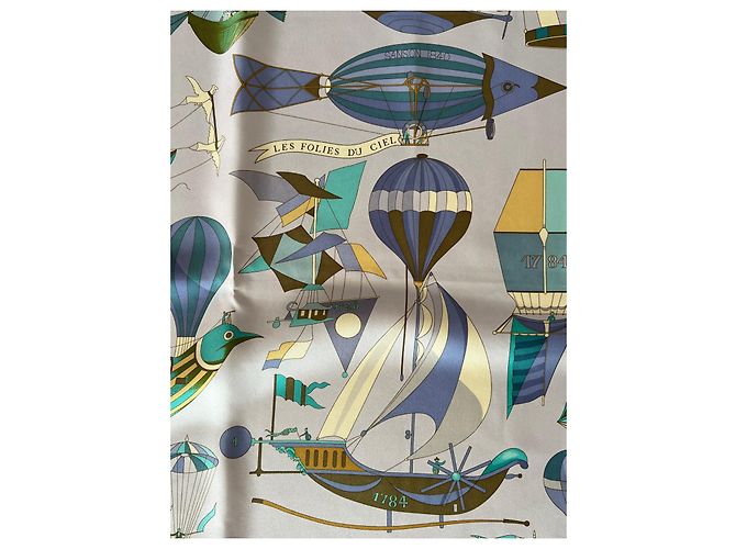 Hermès Le follie del paradiso Blu chiaro - vista 4