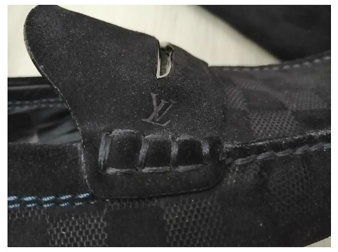 Louis Vuitton Lacets Bleu Marine - vue 15