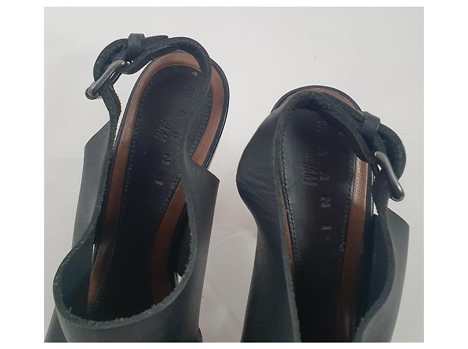 Marni For H&M Sandalen Schwarz Mehrfarben Grün - Ansicht 7