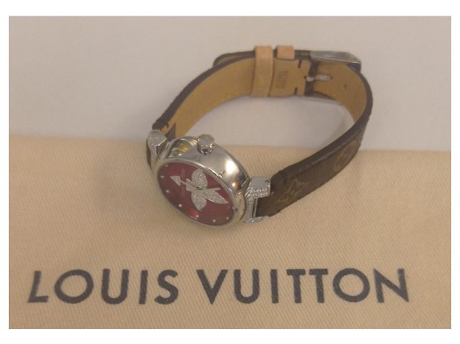 Autre Marque Trommel Forever Diamant Pavé Stahl Uhr Silber - Ansicht 9