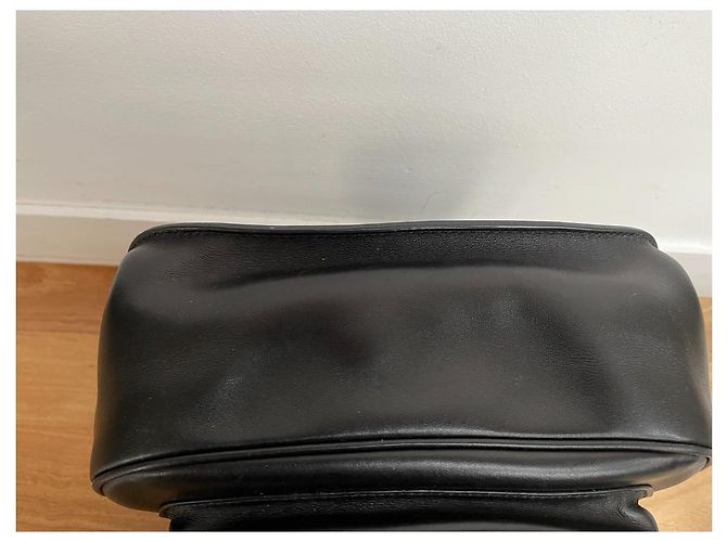 Prada sac Corsaire en cuir Saffiano noir, - vue 5