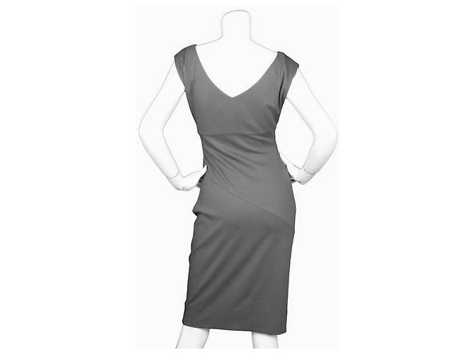 Diane Von Furstenberg DvF Jori Kleid in Grau Anthrazitgrau - Ansicht 2