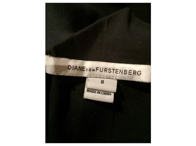 Diane Von Furstenberg DvF Jori Kleid in Grau Anthrazitgrau - Ansicht 4