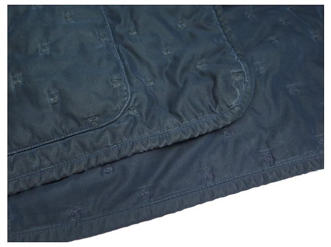Hermès HERMES COAT QUILTED DOWN COAT XL 46 NAVY BLUE QUILTED JACKET COAT - view 7