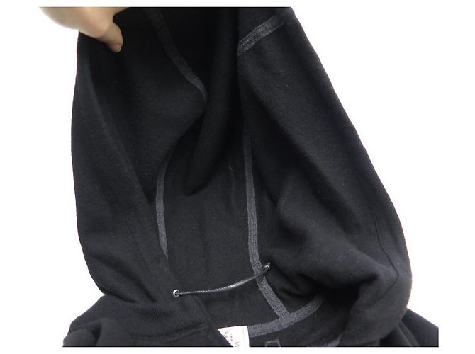 Hermès NEU HERMES PULLOVER HOODIE XL 56 NEUER PULLOVER AUS SCHWARZEM KASCHMIR - Ansicht 8