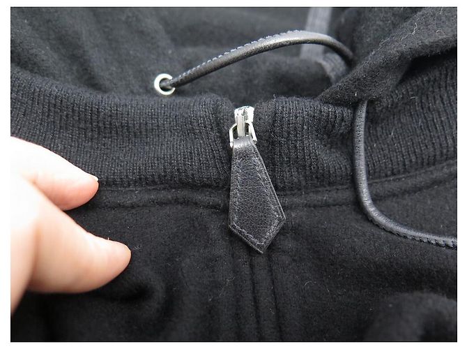 Hermès NEU HERMES PULLOVER HOODIE XL 56 NEUER PULLOVER AUS SCHWARZEM KASCHMIR - Ansicht 9