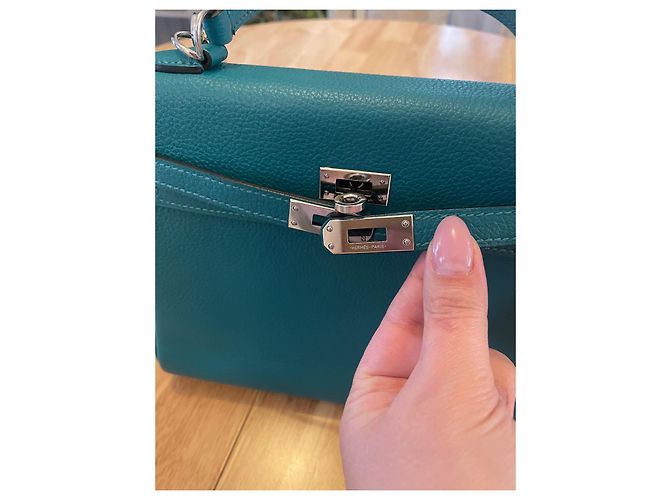Hermès Kelly 25 Türkis - Ansicht 4