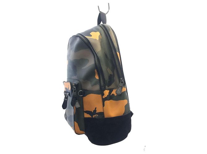 COACH Tangerine / Backpack / PVC / Multicolor / Camouflage - view 2