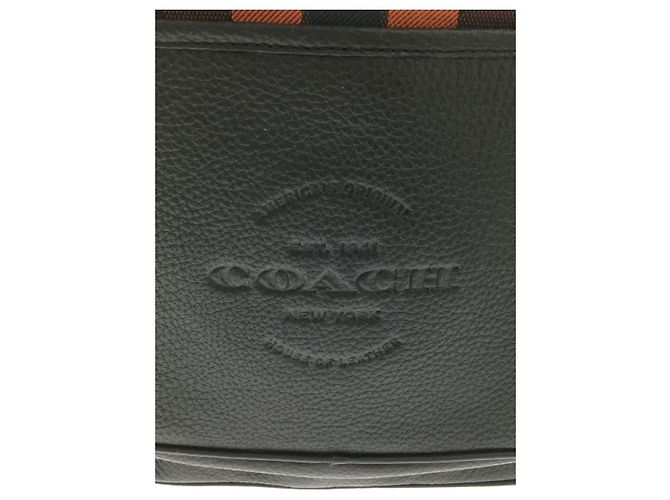 COACH Backpack / PVC / BRW / Stripe - vista 3