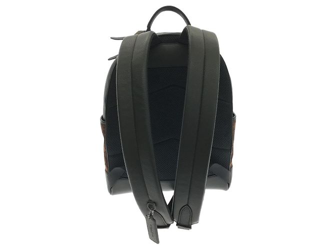 COACH Backpack / PVC / BRW / Stripe - vista 4