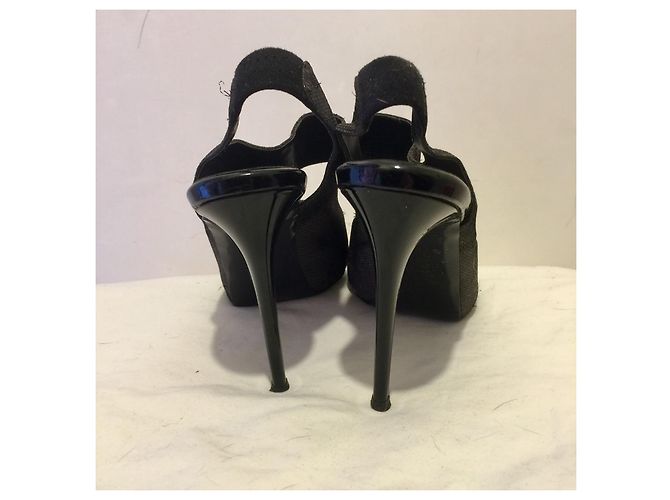 Stella Mc Cartney Spalline a punta aperta, Stella Mccartney Nero Bronzo - vista 2