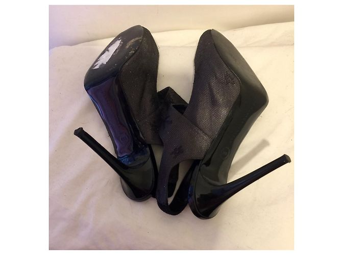 Stella Mc Cartney Spalline a punta aperta, Stella Mccartney Nero Bronzo - vista 3