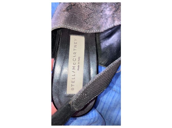 Stella Mc Cartney Spalline a punta aperta, Stella Mccartney Nero Bronzo - vista 7