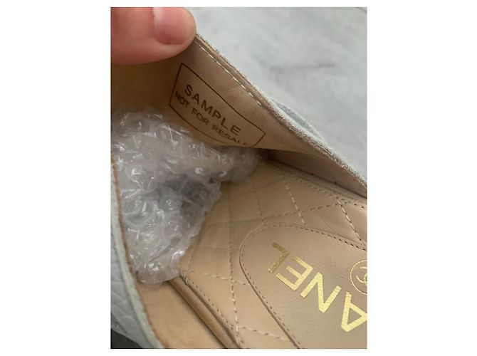 Chanel zuecos Crudo - vista 6
