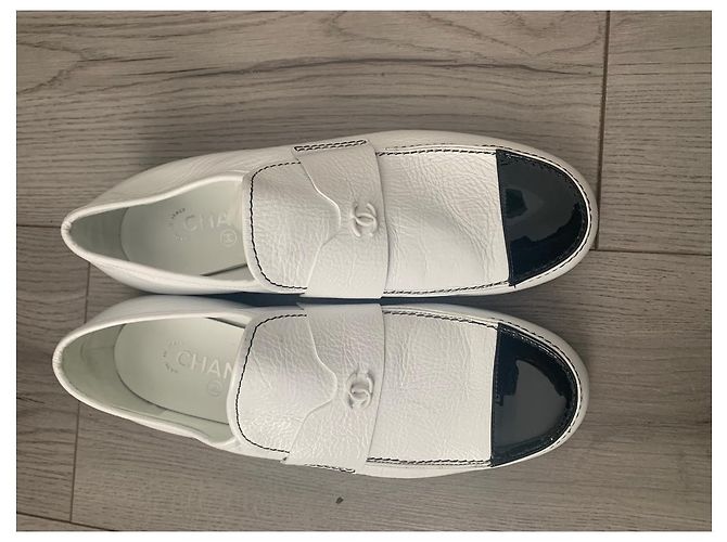 Chanel ballerine Nero Bianco - vista 2