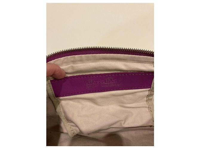 Issey Miyake L'iconica borsa Pleats Please viola Porpora - vista 10