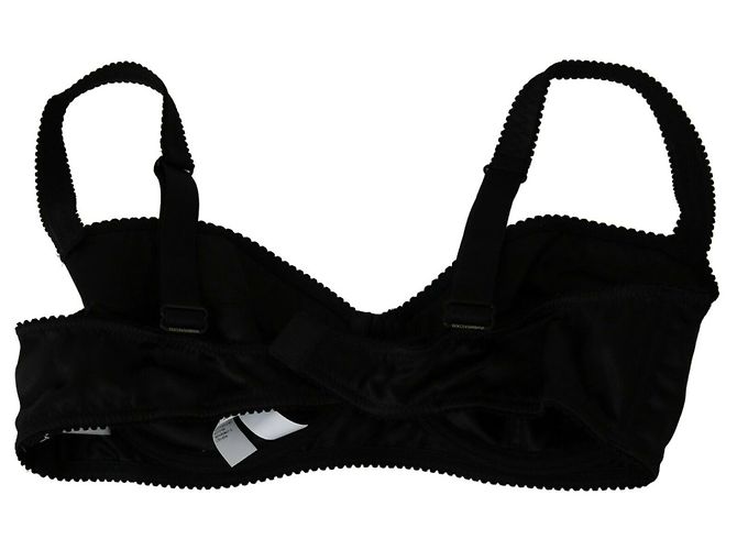 DOLCE & GABBANA Ropa Interior Seda Elástica Negro Encaje Mujer Sujetadores. ESO3 / M - vista 5