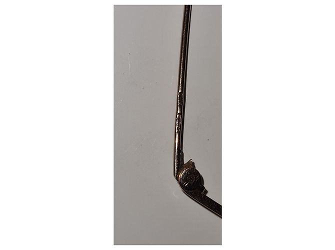 Autre Marque Spilla a forma di cane pechinese in oro Gold hardware - vista 7