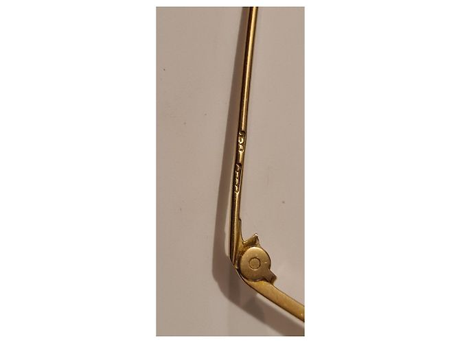 Autre Marque Spilla a forma di cane pechinese in oro Gold hardware - vista 8