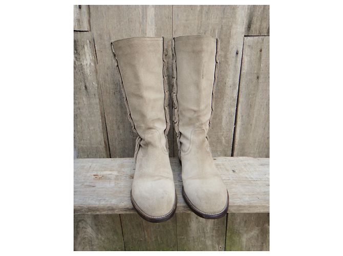 Botas Camargaise Sartore p 37,5 Beige - vista 3