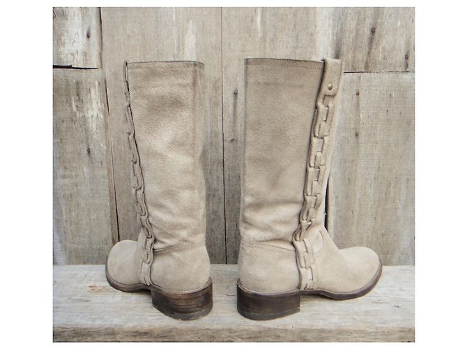 Botas Camargaise Sartore p 37,5 Beige - vista 4