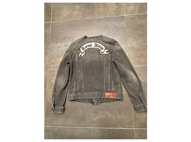 Zadig & Voltaire Jacke aus grauem Denim - Ansicht 3