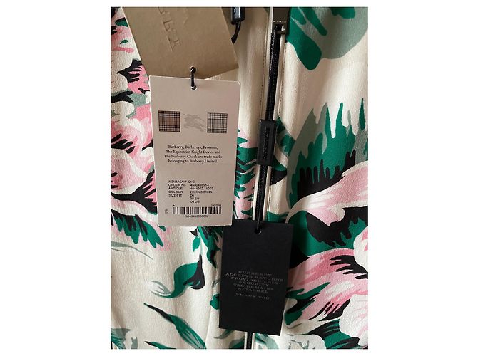 Burberry Seidenkleid Creme Roh - Ansicht 5