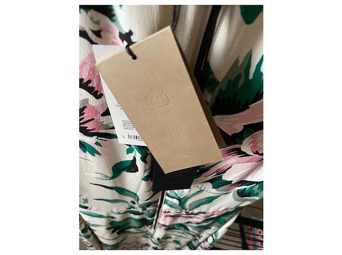 Burberry Seidenkleid Creme Roh - Ansicht 7