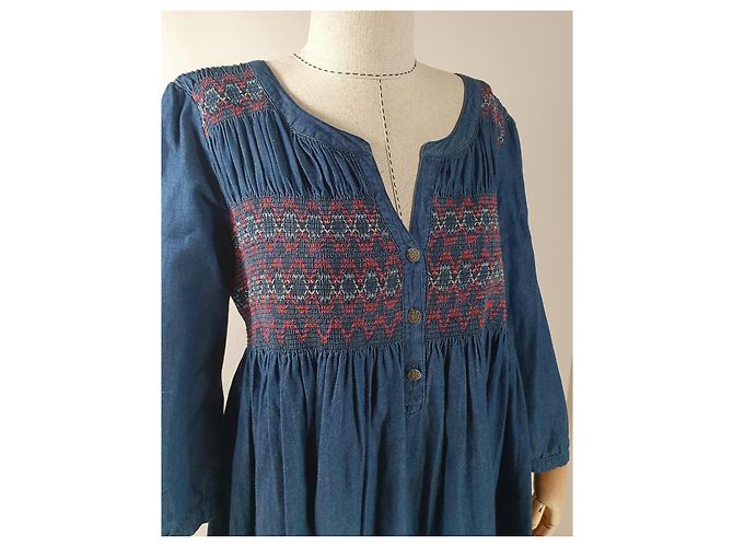 Vestido de algodón azul Odd Molly XL Multicolor - vista 2